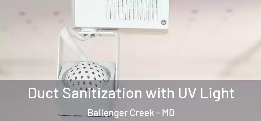  Duct Sanitization with UV Light Ballenger Creek - MD